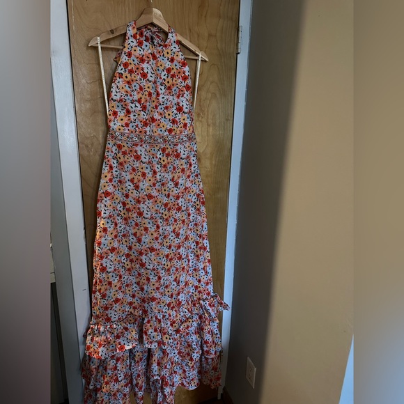 Agua by Agua Bendita MAGNOLIA LA FANIA ATARDECER MAXI DRESS, M, NWT - Picture 7 of 9